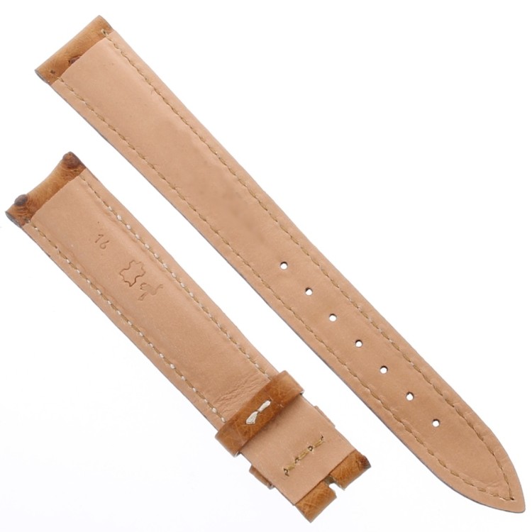 Cinturino Jaeger-LeCoultre Aftermarket Compatibile Struzzo Marrone opaco 16/14 mm B42M