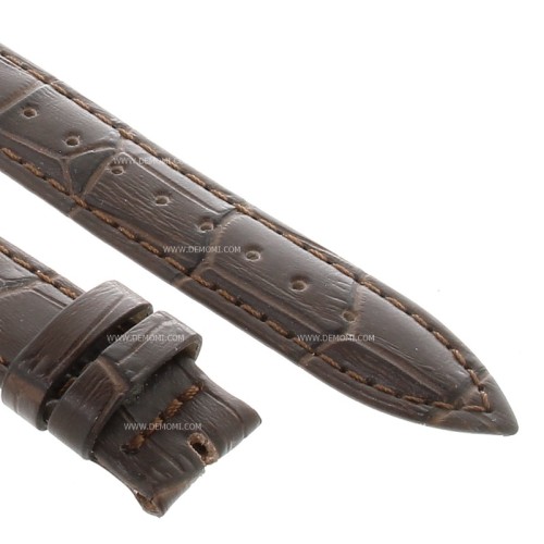 Cinturino XL Stampa Alligatore Marrone Moka Opaco 18/16 mm classico