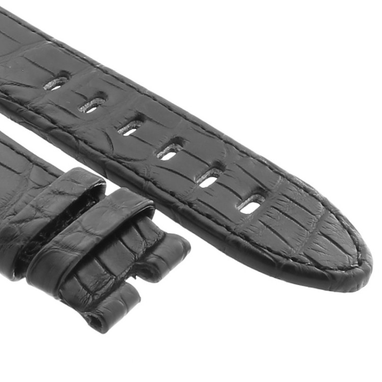Montblanc Cinturino Alligatore Nero 107295 misure 22/20 mm per Timewalker e altri.