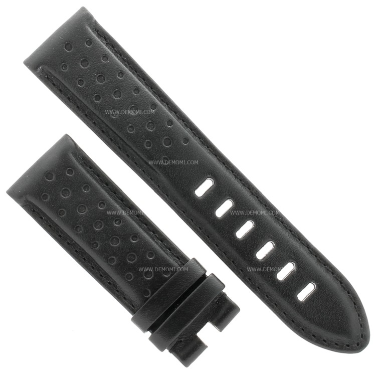 Montblanc Cinturino Pelle Nero 22/20 mm per Timewalker 43 mm ed altri.