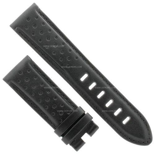 Montblanc Cinturino Pelle Nero 22/20 mm per Timewalker 43 mm ed altri.