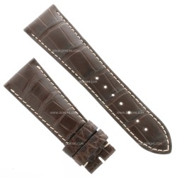 Longines Cinturino Alligatore Marrone Opaco 25/20 mm Heritage Avigation