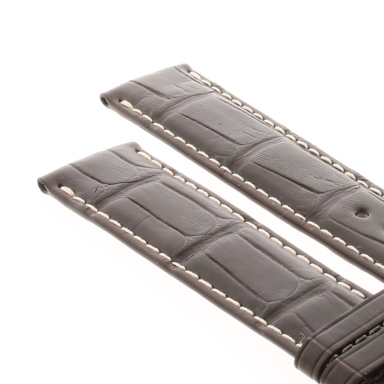 Longines Cinturino Alligatore Marrone Opaco 19/18 mm