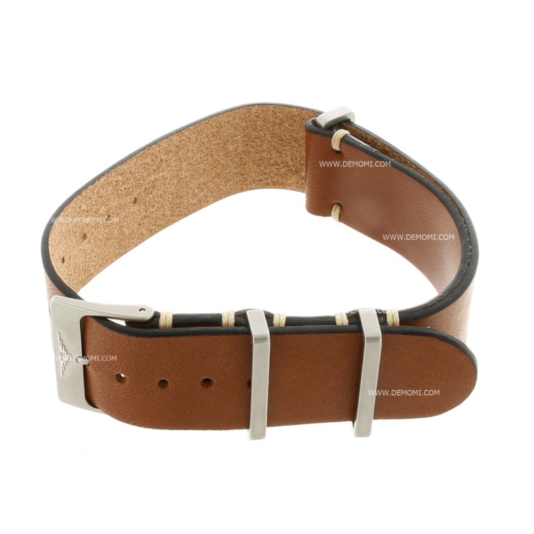 Longines Cinturino L682157437 Pelle NATO Marrone Cognac 20 mm  L2.826.4 Heritage Military