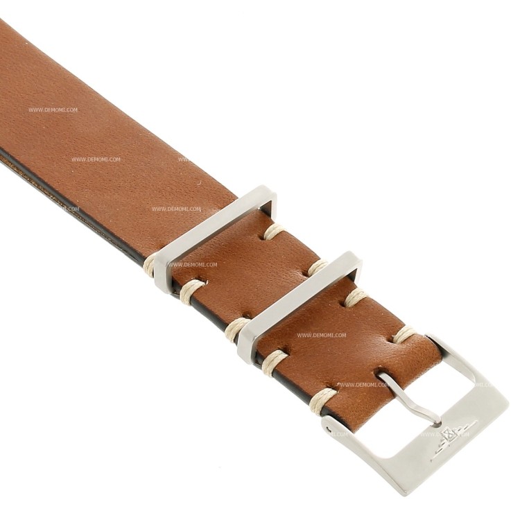 Longines Cinturino L682157437 Pelle NATO Marrone Cognac 20 mm  L2.826.4 Heritage Military