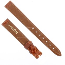 Cinturino Coccodrillo Marrone Gold Lucido 12/10 mm B30B forma classica 2