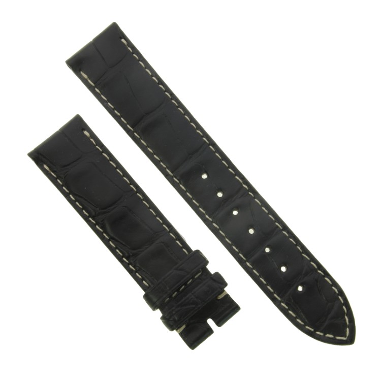 Longines Cinturino Alligatore L682119979  Nero Opaco 19/18 mm