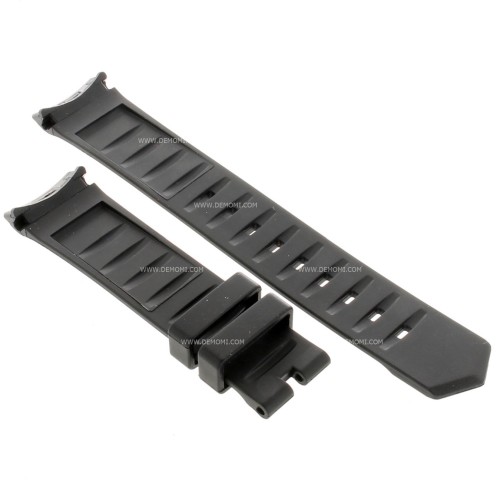 Tag Heuer Cinturino Caucciù FT8010 BT0710 Nero misure 20/18 mm per Aquaracer