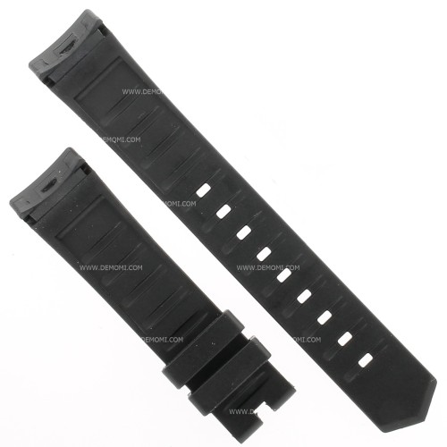Tag Heuer Cinturino Caucciù FT8010 BT0710 Nero misure 20/18 mm per Aquaracer