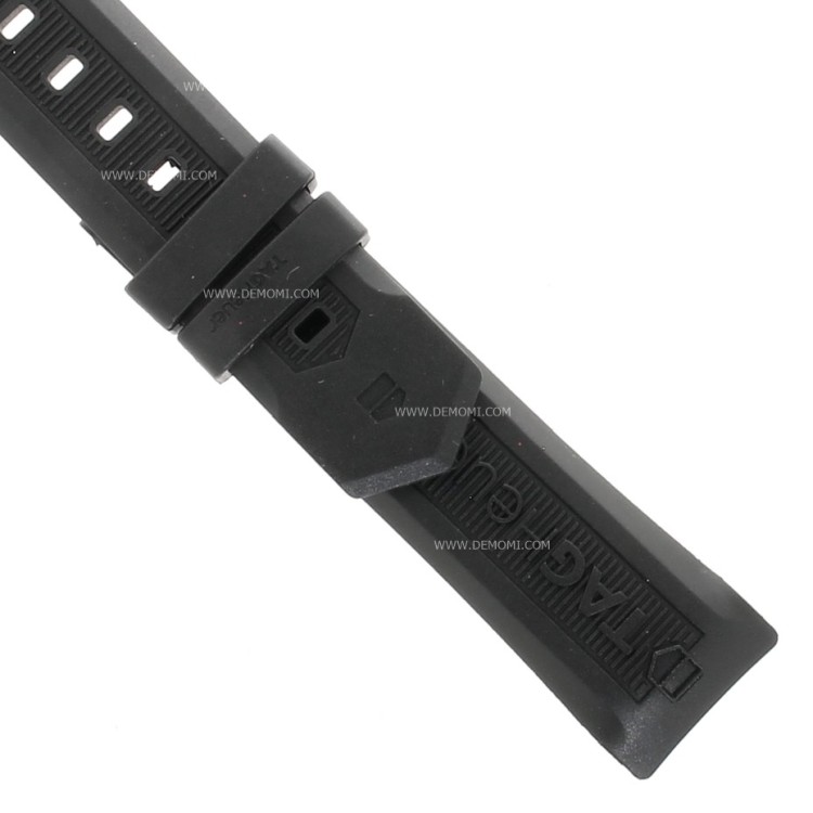 Tag Heuer Cinturino Caucciù FT8010 Nero misure 21/18 mm per Aquaracer