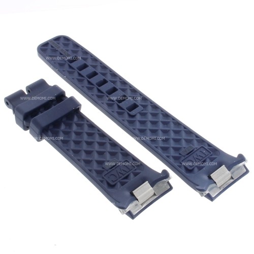 IWC Cinturino Caucciù colore Blu per Aquatimer 3568 3767 Cousteau. Attacco integrato . 22/20