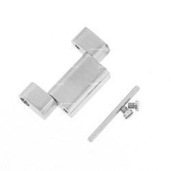 OMEGA mezza Maglia per Bracciale Seamaster O114ST1587 misura 17 x 8,1 x 3 mm Perno e Viti compresi. 2