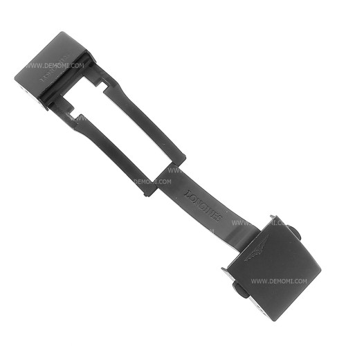Longines Chiusura Déployante acciaio PVD nero 20 mm per cronografgo Conquest VHP L3.727.2 - fits only rubber strap