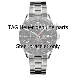 Tag Heuer Bracciale BA0794 acciaio per Carrera cronografo CV2010 e simili, ansa 20mm 2