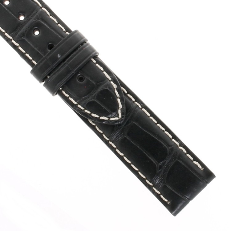 Longines Cinturino Alligatore L682119979  Nero Opaco 19/18 mm