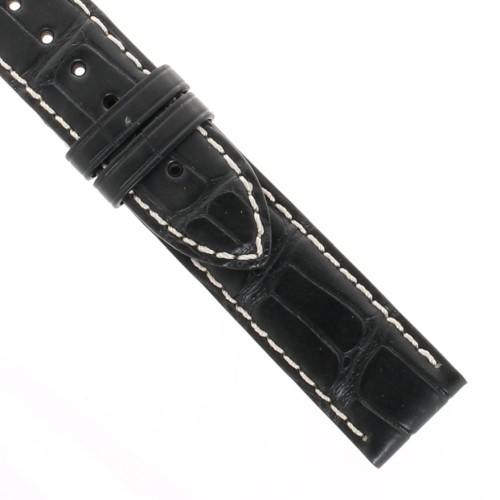 Longines Cinturino Alligatore L682119979  Nero Opaco 19/18 mm