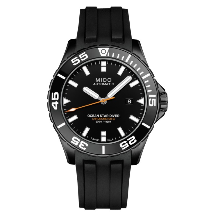 MIDO Ocean Star M026.608.37.051.00 Automatico Acciaio DLC 43 mm Lunetta Ceramica.