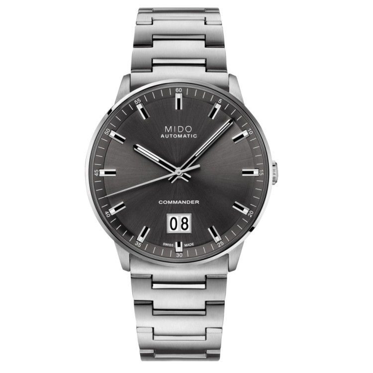 MIDO Commander Big Date M021.626.11.061.00 Automatico in Acciaio 42 mm Grigio