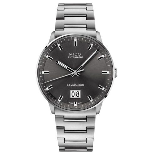 MIDO Commander Big Date M021.626.11.061.00 Automatico in Acciaio 42 mm Grigio