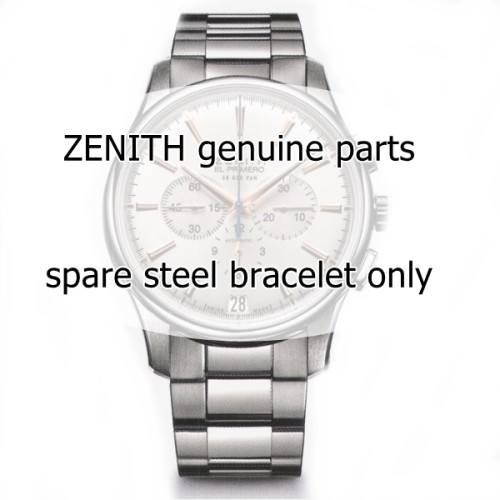 Zenith Bracciale in acciaio El Primero Captain 03.2110.400  ansa 21 mm.
