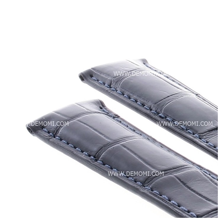Tag Heuer Cinturino Monaco FC6183 FDA2 Alligatore Blu 22/18 mm