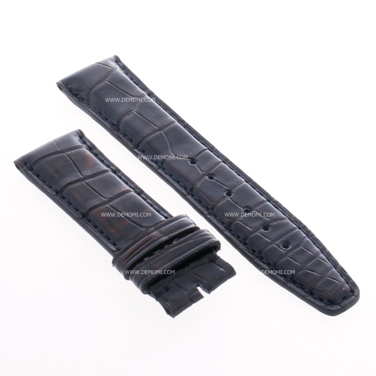 IWC Cinturino Alligatore Blu Opaco 20/18 mm XS misure 105 e 65 mm