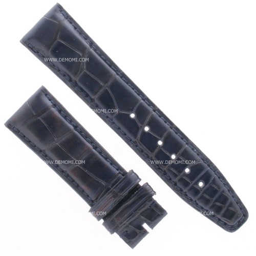 IWC Cinturino Alligatore Blu Opaco 20/18 mm XS misure 105 e 65 mm