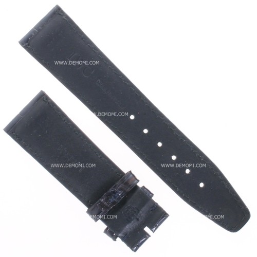 IWC Cinturino Alligatore Blu Opaco 20/18 mm XS misure 105 e 65 mm