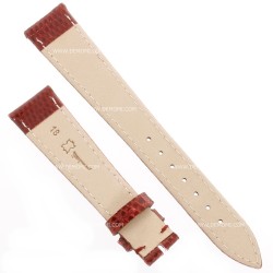 Cinturino Lucertola Bordeaux Lucido 18/14 B25B forma classica 2