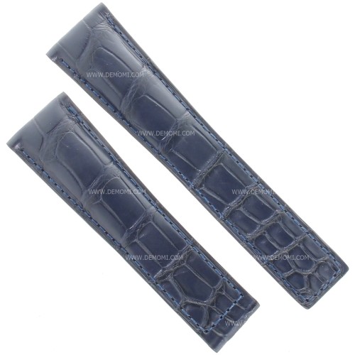 Tag Heuer Cinturino Monaco FC6453 Alligatore Blu 22/18 mm CBL2111