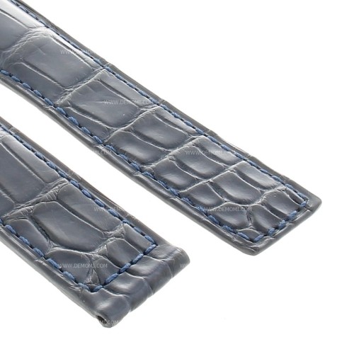 Tag Heuer Cinturino Monaco FC6453 Alligatore Blu 22/18 mm CBL2111