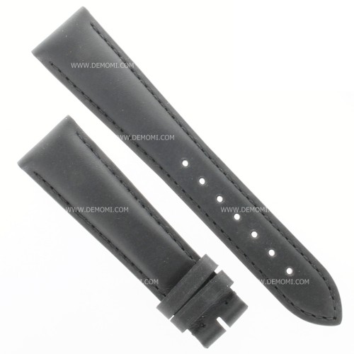 Longines Cinturino Pelle Liscia Opaca Nero 20/16 mm Heritage -  black  calfskin leather strap L682101325
