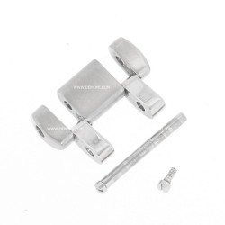 Zenith mezza Maglia per Bracciale Rainbow Mark I e Mark II  acciaio con Viti  . Misure 17,6 x 6,5 x 3,7 mm 2