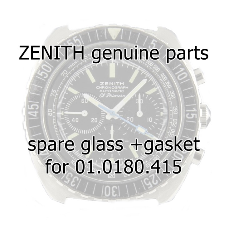 Zenith Vetro + giunto per El Prmero 01.0180.415 Cronografo Pilot Diver
