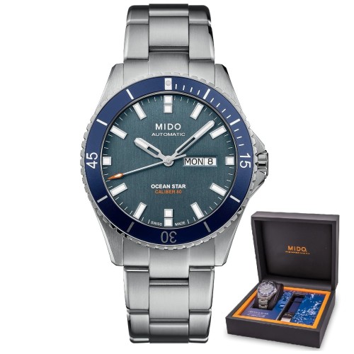 MIDO Ocean Star M026.430.11.081.00 Automatico Blu in Acciaio 42,5 mm