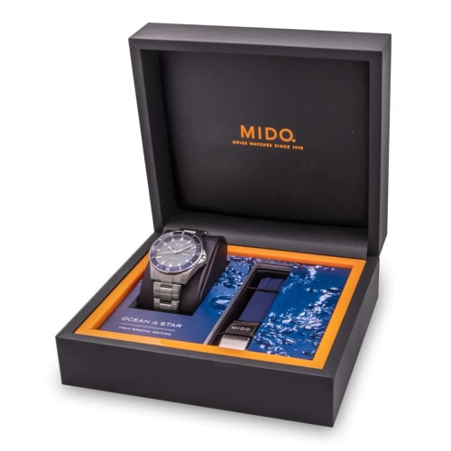 MIDO Ocean Star M026.430.11.081.00 Automatico Blu in Acciaio 42,5 mm
