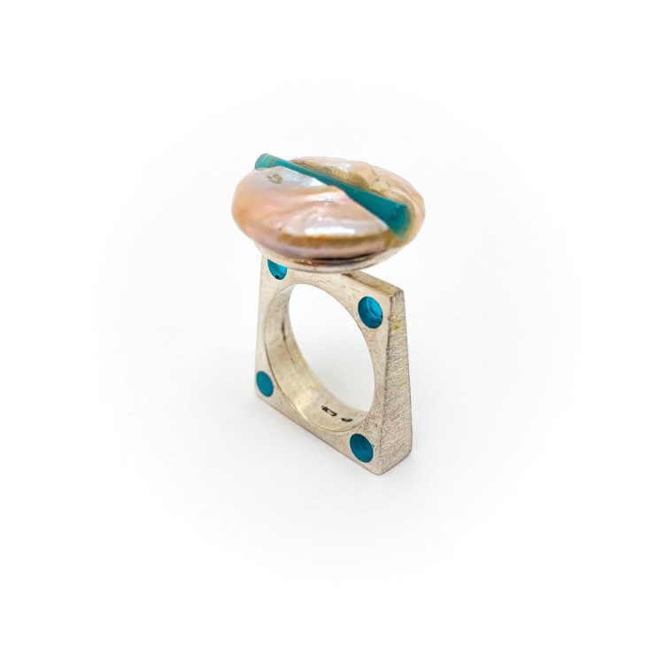 Anello BlackMax Argento Madreperla MAX41