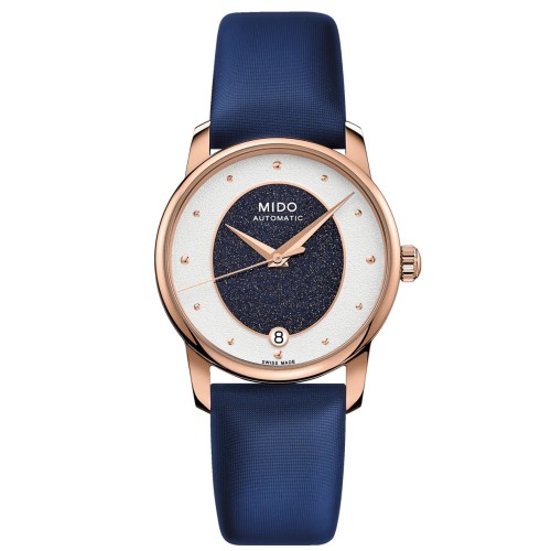 Mido Baroncelli Wild Stone M035.207.37.491.00 Orologio Automatico 33 mm Acciaio PVD Rosa.