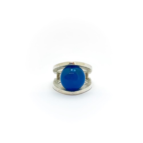 Anello BlackMax Agata sferica MAX15.2
