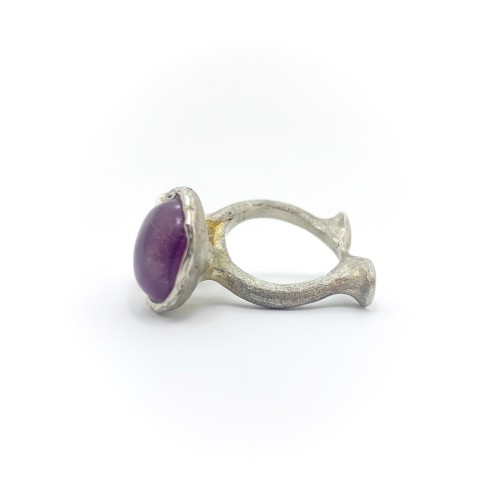 Anello BlackMax Ametista Corniola MAX23.2