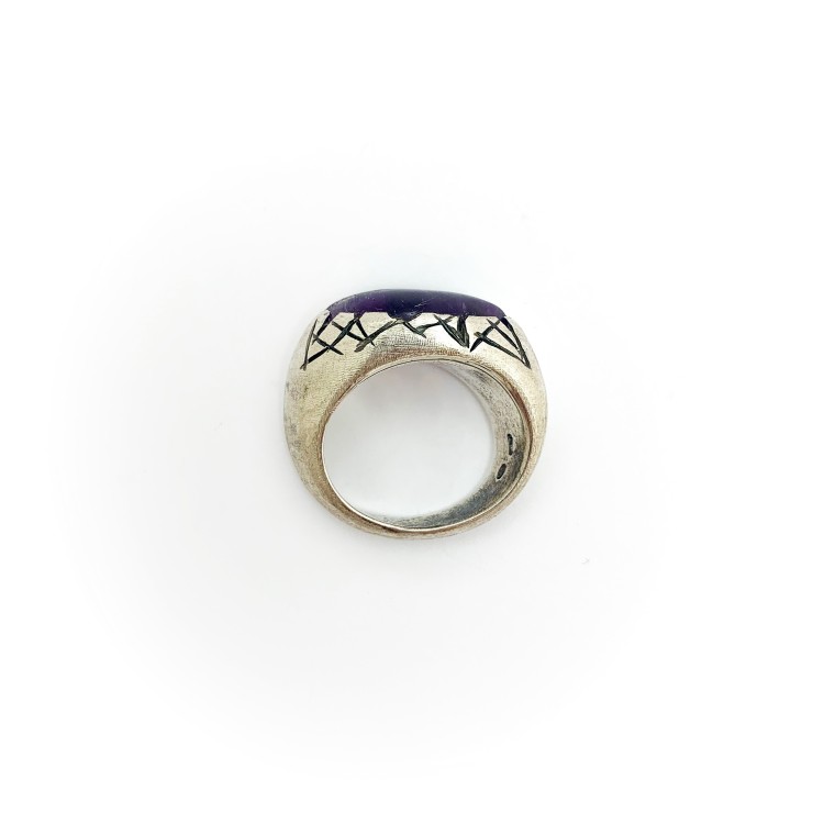 Anello BlackMax Ametista MAX16