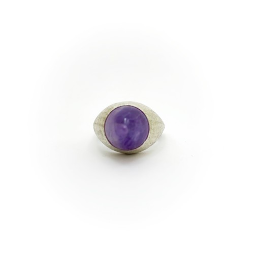 Anello BlackMax Argento Ametista a cono MAX27.2