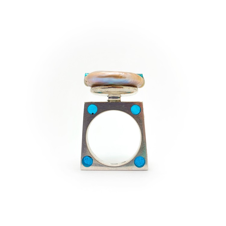 Anello BlackMax Argento Madreperla MAX41