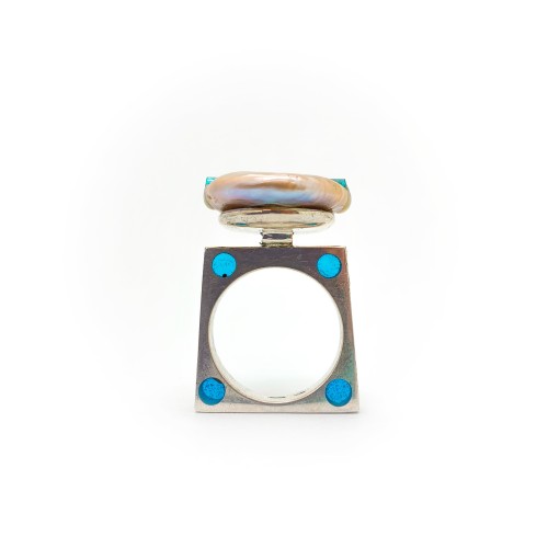 Anello BlackMax Argento Madreperla MAX41