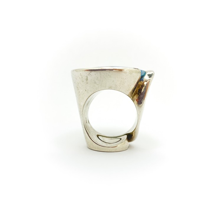 Anello BlackMax Argento Murrina MAX34