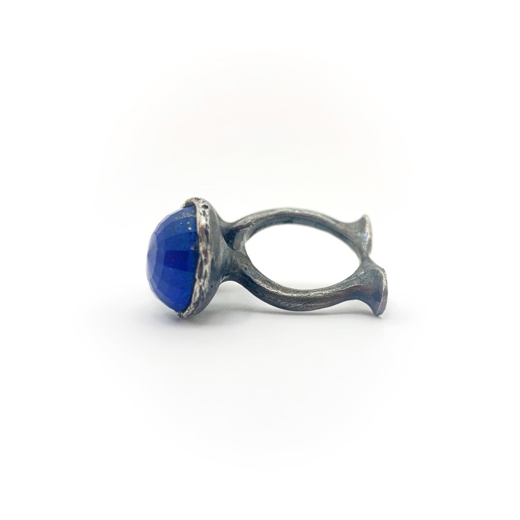 Anello BlackMax Lapislazzulo Fluorite MAX23.1