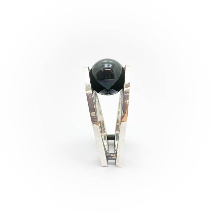 Anello BlackMax Onice sferica MAX15.1
