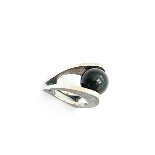 Anello BlackMax Onice sferica MAX15.1
