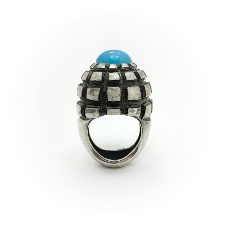 Anello BlackMax Pietra di Luna MAX33