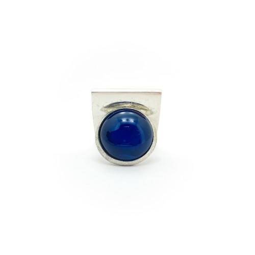 Anello BlackMax Resina blu MAX37